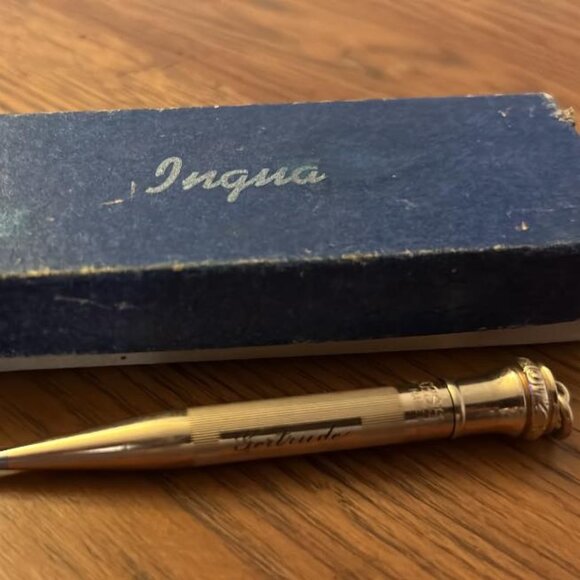 Wahl Eversharp Ring Top Gold Filled Mechanical Pencil (2 small canisterter appea - Picture 1 of 3